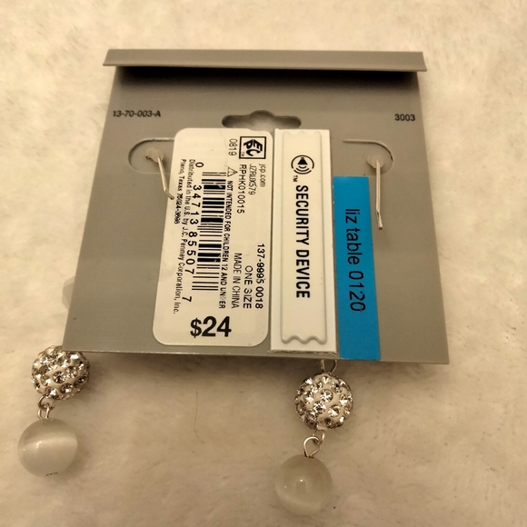 Liz Claiborne dangle pierced earrings - Picture 2 of 2